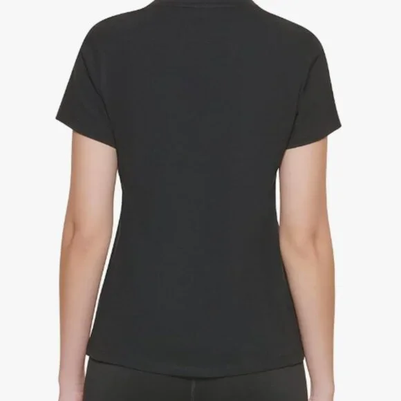 Calvin Klein Performance Women's Short Sleeve T-Shirt, Black, X-Small - Picture 2 of 4
